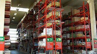 pallet racks for building materials